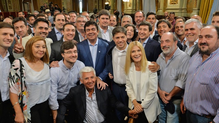 Andrés Watson junto al gobernador Kicillof 